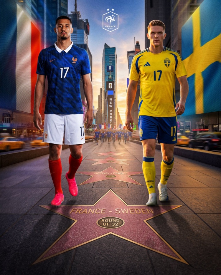 法国1/16决赛对阵瑞典 萨利巴约克雷斯枪手内战成焦点