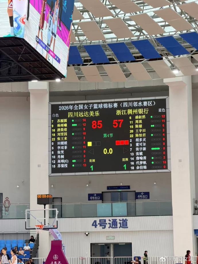 全国女篮锦标赛第八日综述：四强出炉 四川/江苏/山东/北京晋级